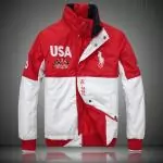 manteau doudoune ralph lauren hommes big pony cool 2019U racing usa blanc rouge